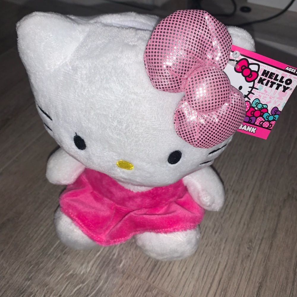 Hello Kitty plush piggy bank